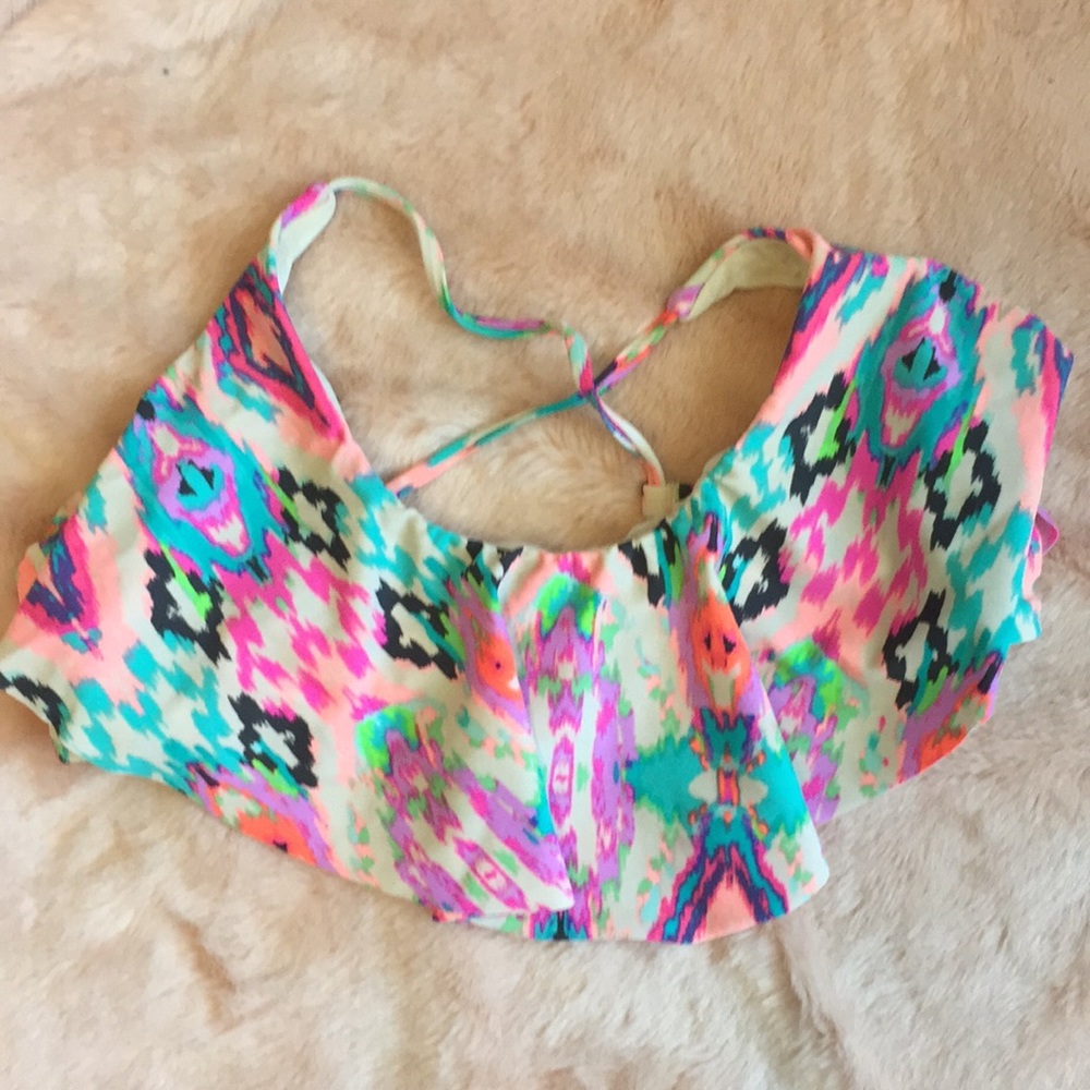 Xhilaration flouncy bikini top